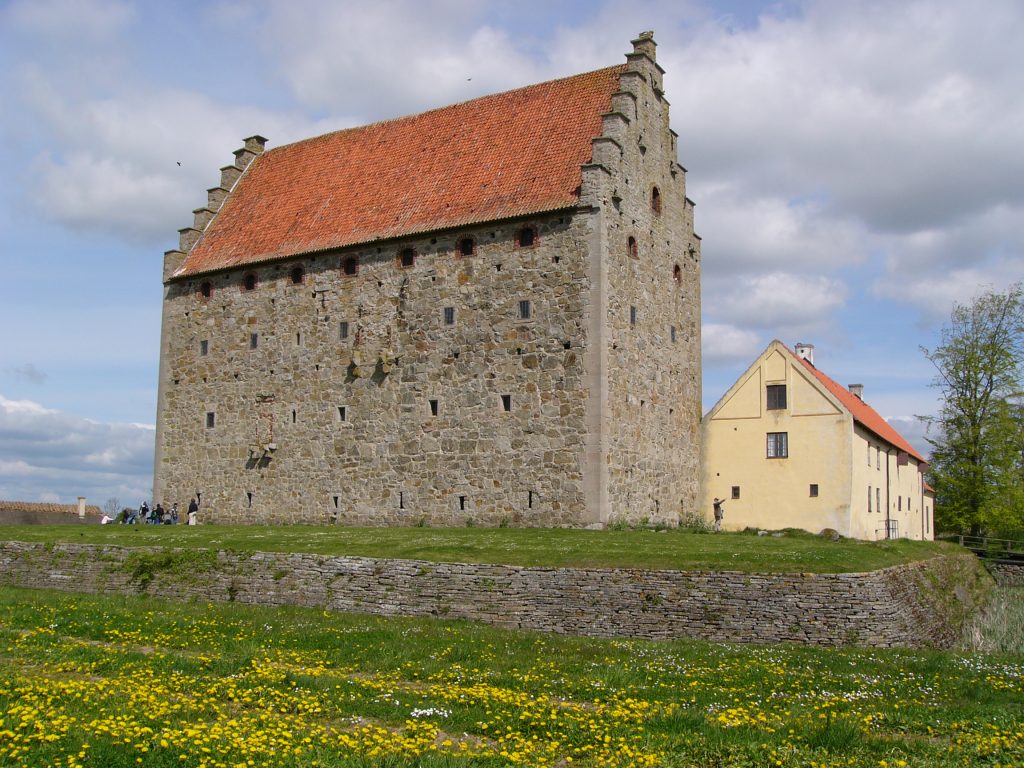 Foto av Glimmingehus i Skåne.