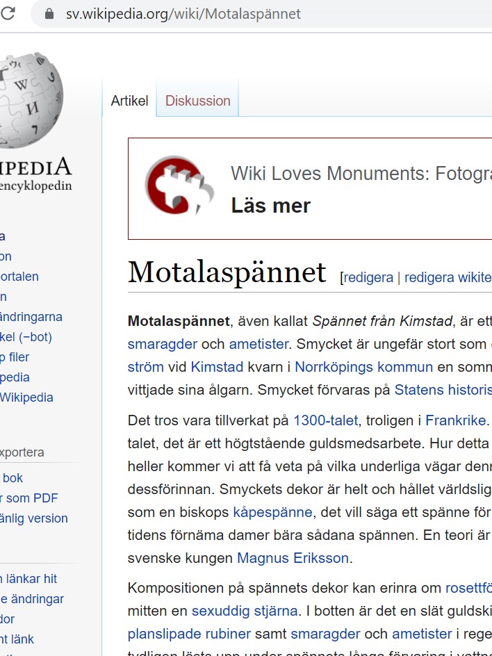 Wikipediaartikel om Motalaspännet.