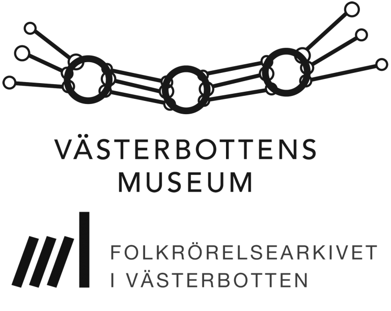 Loggor för Västerbottens museum och Folkrörelsearkivet i Västerbotten