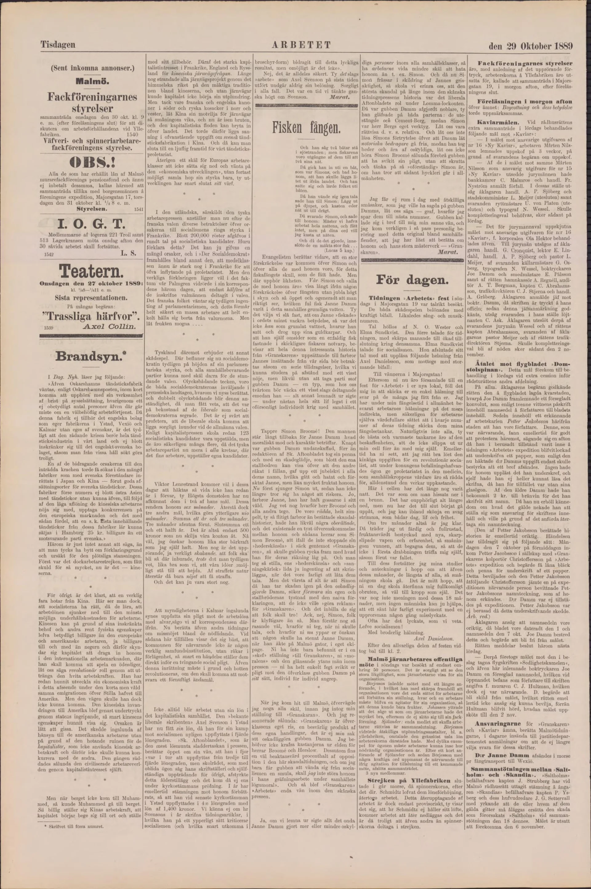 Jernvagen_Angelholm_1889-10-29_Arbetet