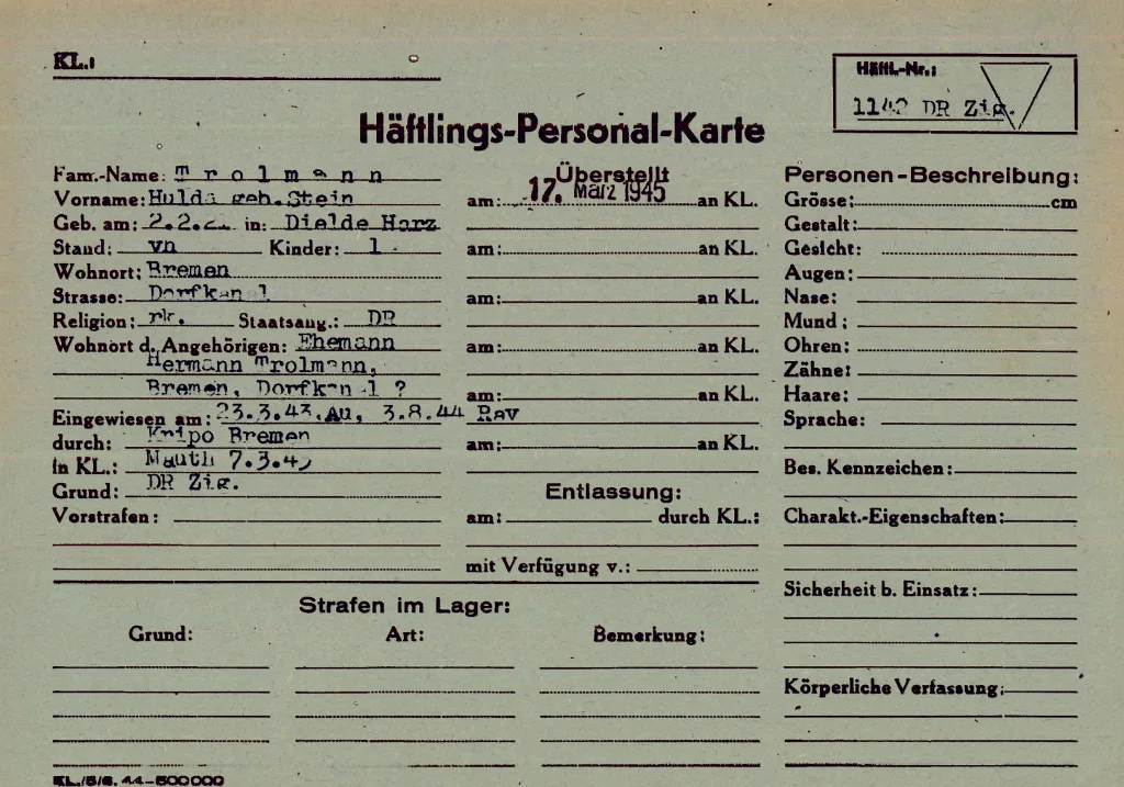 Dokument skrivet på tyska